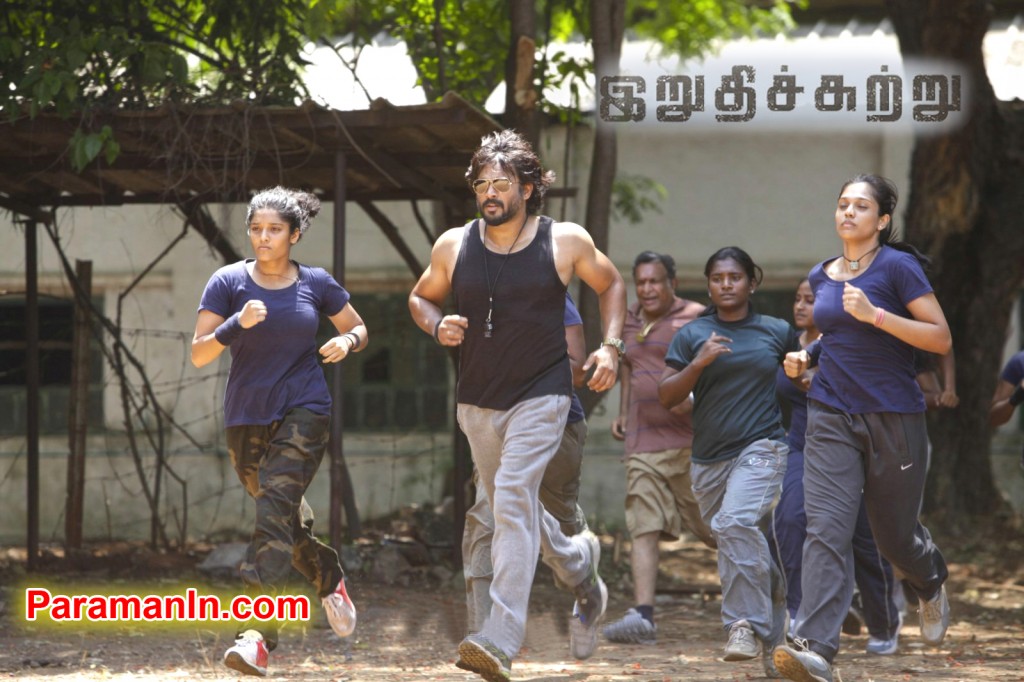 Ritika Singh, Madhavan in Irudhi Suttru Tamil Movie Stills